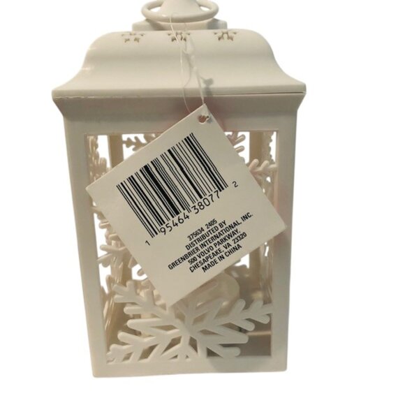 Christmas Snowflake Holiday LED Lantern 8" - Picture 5 of 6